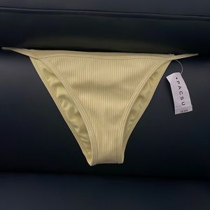 Pacsun Pale Yellow Bikini Bottom